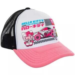 Hello Kitty & Friends Racing Trucker Hat (Brand New)